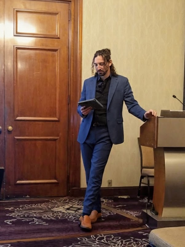 Peter Katz presenting at Conference on Medicine and Religion, Houston 2026
